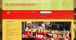 Desktop Screenshot of degekroondehaan.nl